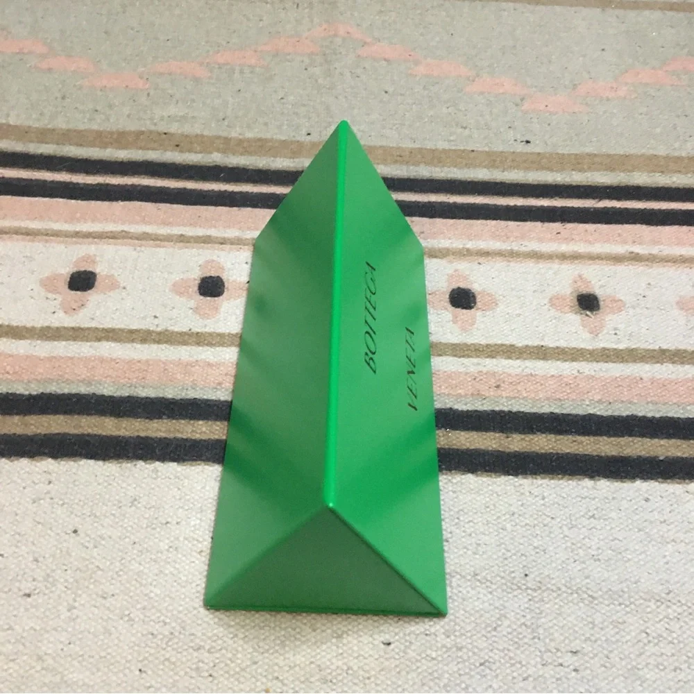 Bottega Veneta Green eyeglass sunglasses case